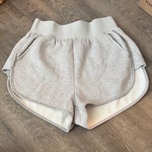 Gymshark Light Gray Women's Athletic Shorts